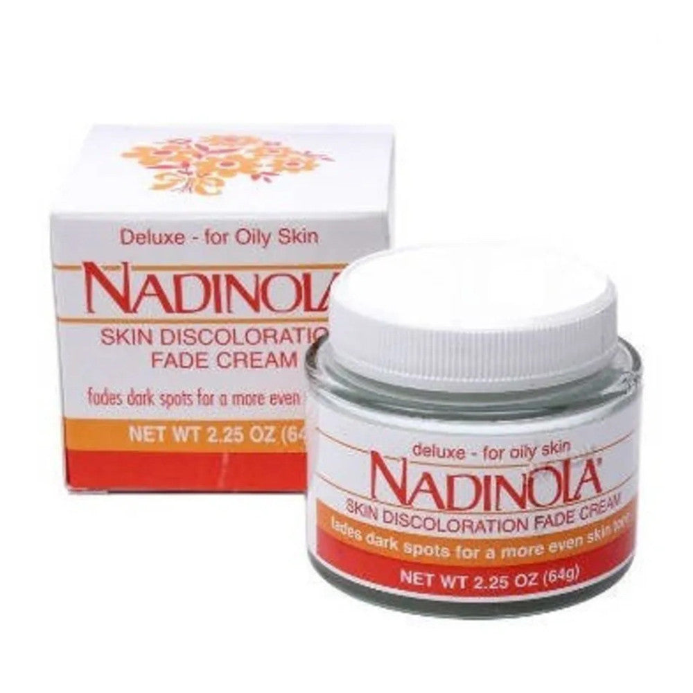 Nadinola Skin Discoloration Fade Creme for Oily Skin, 2.25 Oz